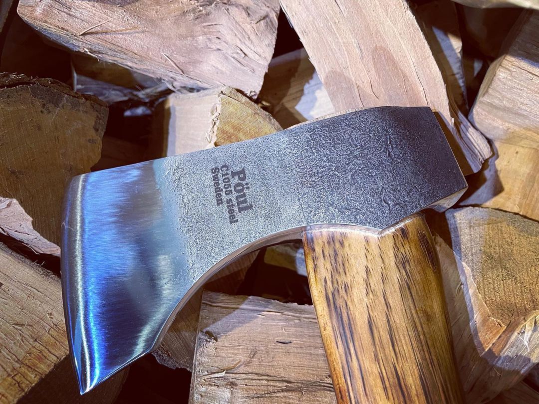 Туристический топор Poul Mini Trekking Axe Carbon Steel, Dark для ...